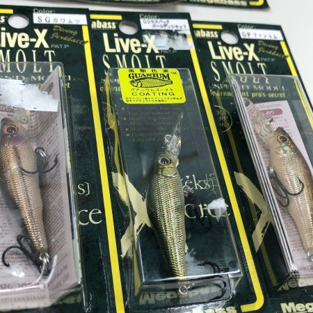  Megabass メガバス ルアー LIVE-X SMOLT ライブX スモルト 9個まとめ