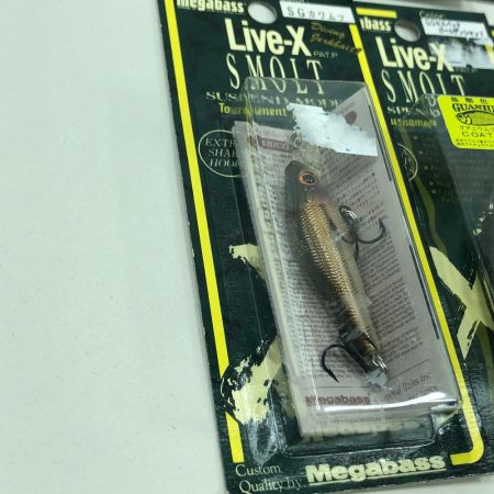  Megabass メガバス ルアー LIVE-X SMOLT ライブX スモルト 9個まとめ