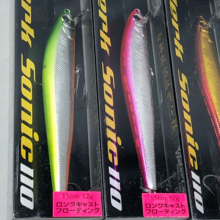  WATERLAND ウォーターランド ルアー ジャークソニック110 6個まとめ