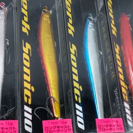  WATERLAND ウォーターランド ルアー ジャークソニック110 6個まとめ