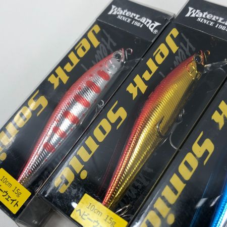  WATERLAND ウォーターランド ルアー ジャークソニック90/100 4個まとめ