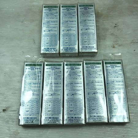  DAIWA ダイワ ルアー シルバークリークミノー 8個まとめ 9F/11F/11SP