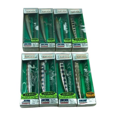  DAIWA ダイワ ルアー シルバークリークミノー 8個まとめ 9F/9SP/11F/11SP