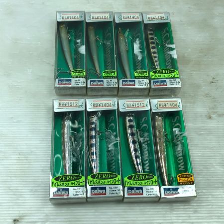  DAIWA ダイワ ルアー シルバークリークミノー 8個まとめ 9F/9SP/11F/11SP