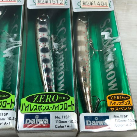  DAIWA ダイワ ルアー シルバークリークミノー 8個まとめ 9F/9SP/11F/11SP