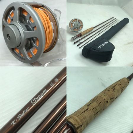  KBULLET フライロッド ストリーム ＃5 9ft ロッドセット