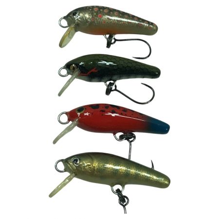  やまんちゅ ハンドメイドルアー ミノー 4個まとめ