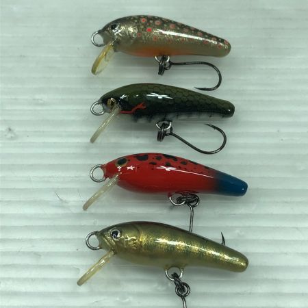  やまんちゅ ハンドメイドルアー ミノー 4個まとめ