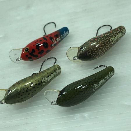  やまんちゅ ハンドメイドルアー ミノー 4個まとめ