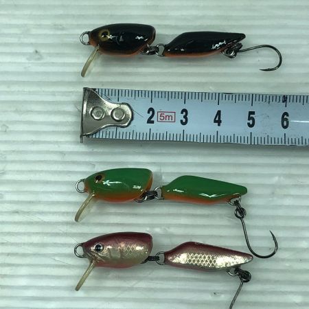  やまんちゅ ハンドメイドルアー ジョイント ミノー 3個まとめ