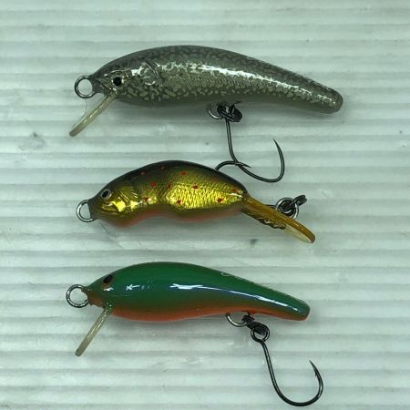  やまんちゅ ミノー ハンドメイドルアー 3個まとめ