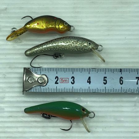  やまんちゅ ミノー ハンドメイドルアー 3個まとめ