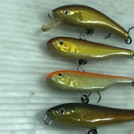  やまんちゅ ミノー ハンドメイドルアー 4個まとめ