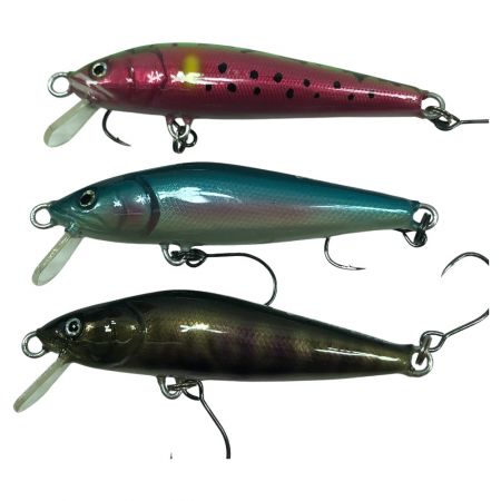  やまんちゅ ハンドメイドルアー ミノー 3個まとめ