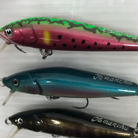  やまんちゅ ハンドメイドルアー ミノー 3個まとめ