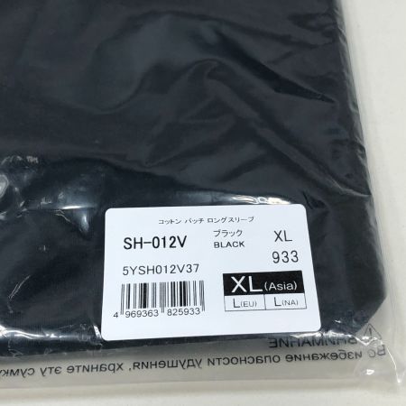  SHIMANO シマノ シャツ コットン パッチ ロングスリーブ SH-012V SIZE XL ブラック