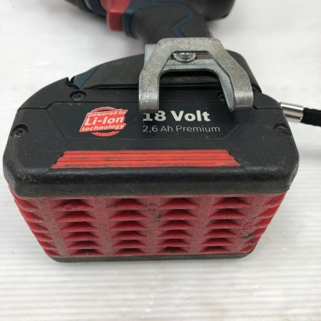  BOSCH ボッシュ 締め付け工具 インパクトドライバ 充電器・充電池1個・ケース付 GDX18V-LI ネイビー