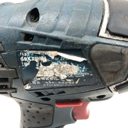  BOSCH ボッシュ 締め付け工具 インパクトドライバ 充電器・充電池1個・ケース付 GDX18V-LI ネイビー