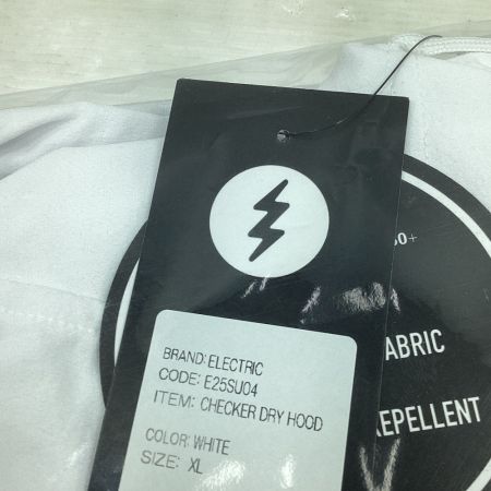  ELECTRIC エレクトリック パーカー チェッカードライフード E25SU04 SIZE XL #ホワイト