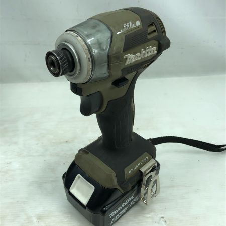  MAKITA マキタ 締め付け工具 インパクトドライバ 充電器・充電池1個・ケース付 TD173D オリーブ