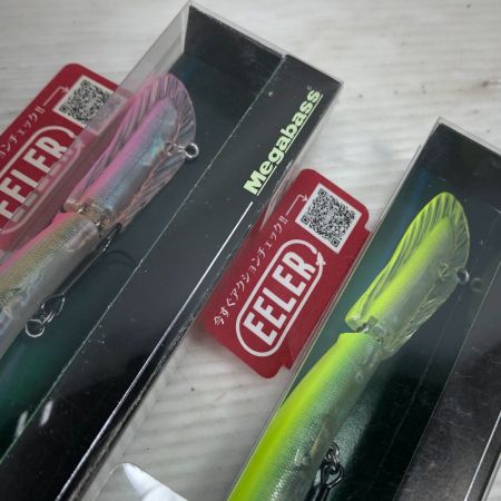  Megabass メガバス ルアー EELER イーラ 2個まとめ #GP コーラルピンクバック チャートバック