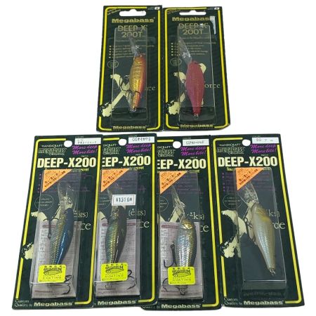  Megabass メガバス ルアー DEEP-X200 4個 200T 2個まとめ