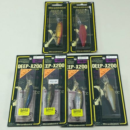  Megabass メガバス ルアー DEEP-X200 4個 200T 2個まとめ