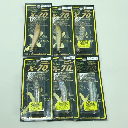  Megabass メガバス ルアー X-70 6個まとめ (3)