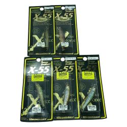 ΣΣ Megabass メガバス ルアー X-55 5個まとめ(2) Nランク
