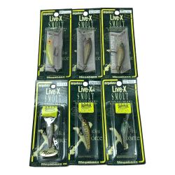 ΣΣ Megabass メガバス ルアー ライブX スモルト SMOLT 6個まとめ Nランク