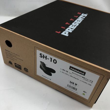  LITTLE PRESENTS リトルプレゼンツ ウェーディングシューズ SH-10 ライトウェイトWDシューズ2 フェルトソール #オリーブグレイ 26-27cm