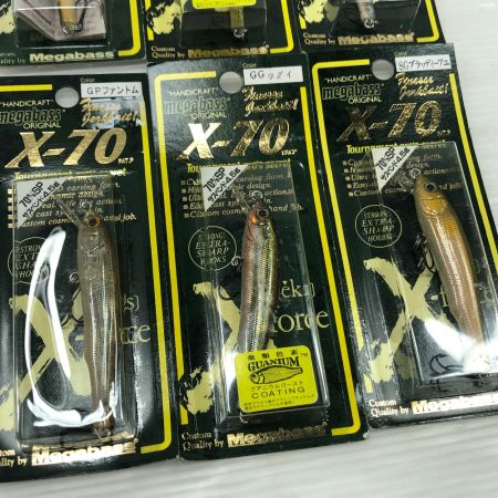  Megabass メガバス ルアー X-70 6個まとめ