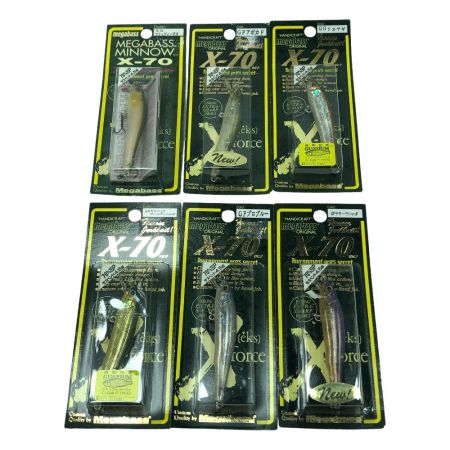  Megabass メガバス ルアー X-70 6個まとめ (2)