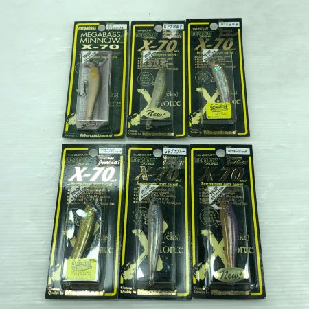  Megabass メガバス ルアー X-70 6個まとめ (2)