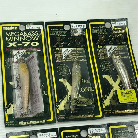  Megabass メガバス ルアー X-70 6個まとめ (2)