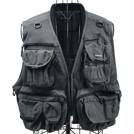  LITTLE PRESENTS リトルプレゼンツ フィッシングベスト スローハンドII+(Plus) メッシュ XLサイズ #チャコールグレー
