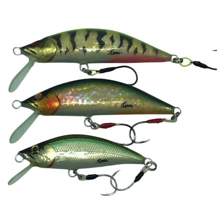  Teru Lures テルルアー ハンドメイドミノー 3個まとめ (4)