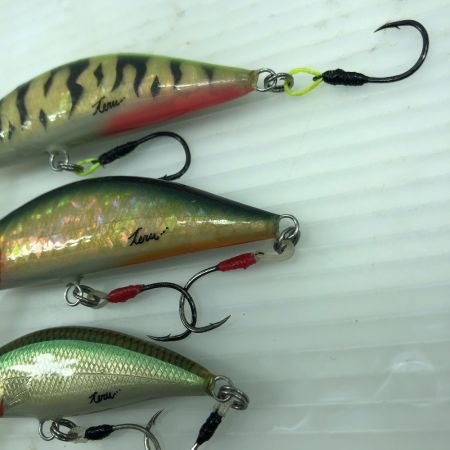  Teru Lures テルルアー ハンドメイドミノー 3個まとめ (4)