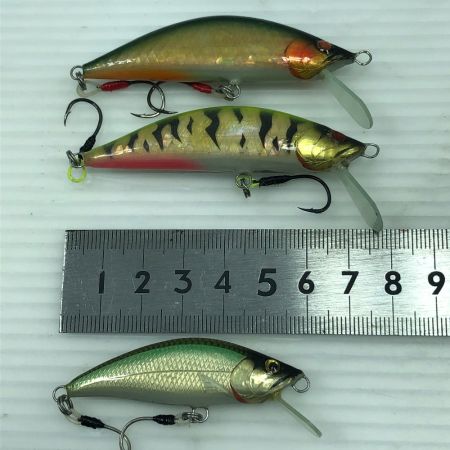  Teru Lures テルルアー ハンドメイドミノー 3個まとめ (4)