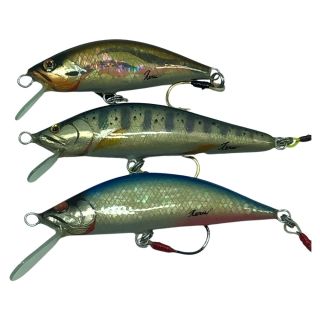 Teru Lures テルルアー ハンドメイドミノー 3個まとめ Teru Lures テルルアー ハンドメイドミノー 3個まとめ - 中古釣り