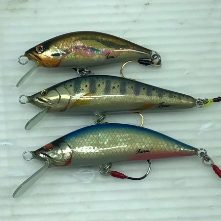  Teru Lures テルルアー ハンドメイドミノー 3個まとめ