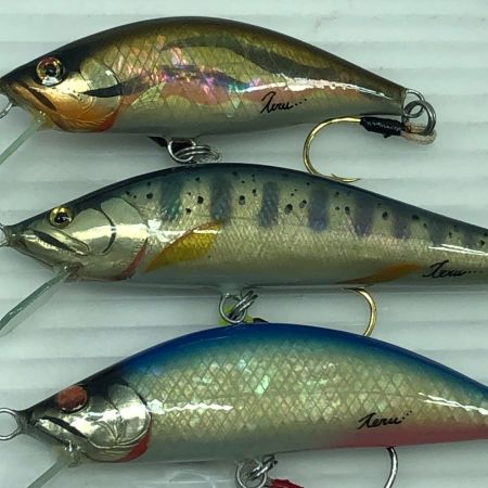  Teru Lures テルルアー ハンドメイドミノー 3個まとめ