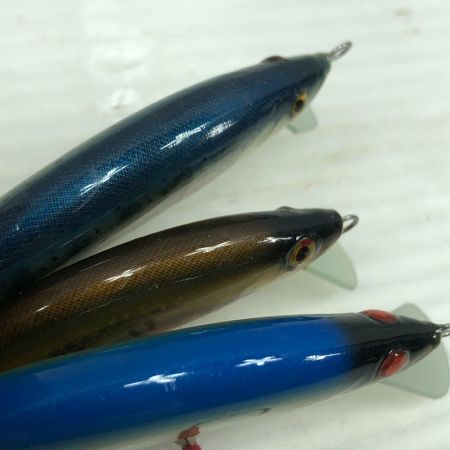  Teru Lures テルルアー ハンドメイドミノー 3個まとめ