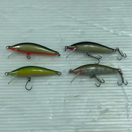  SAURUS ザウルス ルアー ミノー バルサ50 ブラウニー 4個まとめ