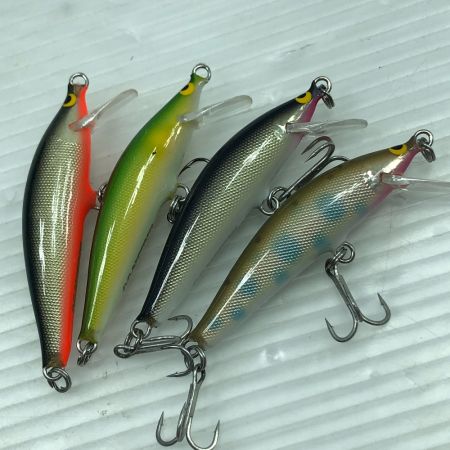  SAURUS ザウルス ルアー ミノー バルサ50 ブラウニー 4個まとめ