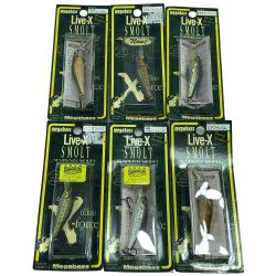 ΣΣ Megabass メガバス ルアー ライブX スモルト 6個まとめ Nランク