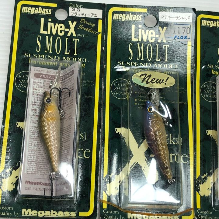 メガバス　ルアー　まとめ売り Megabass メガバス ルアー ライブX スモルト 6個まとめ - 中古釣り