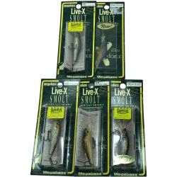 ΣΣ Megabass メガバス ルアー ライブX スモルト 5個まとめ Nランク