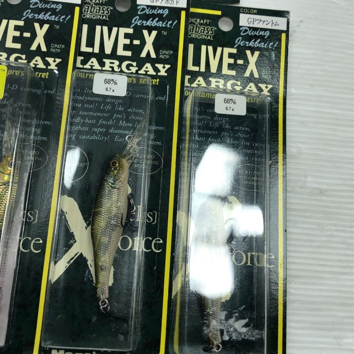 Megabass メガバス ルアー ライブX MARGAY 5個まとめ - 中古釣り