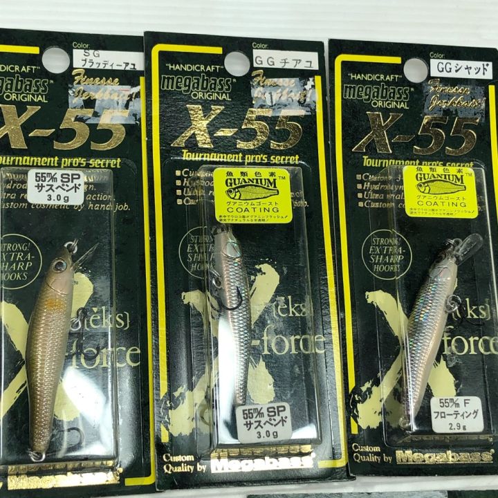 X-55 メガバス - フローティング Yahoo!オークション X-70 ルアー 新品